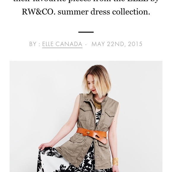 ELLE Canada and RW&Co limited edition Maxi dress - Picture 4 of 5